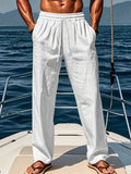 Men's Summer Long Linen Trousers