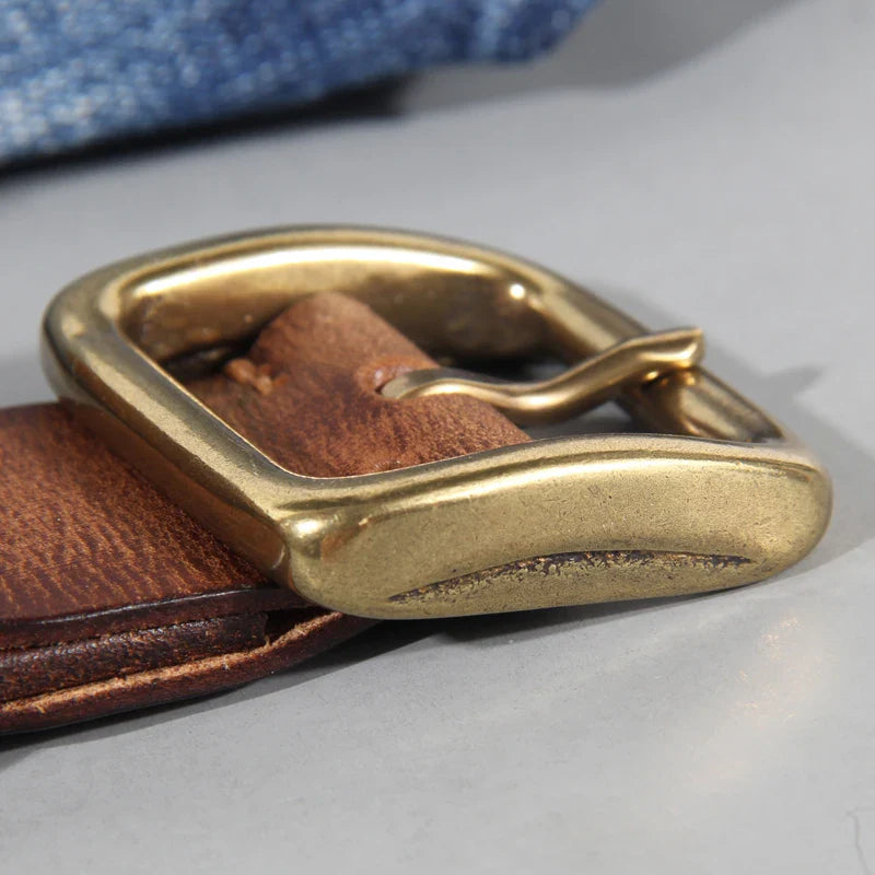 Men's Retro Cowhide Belt