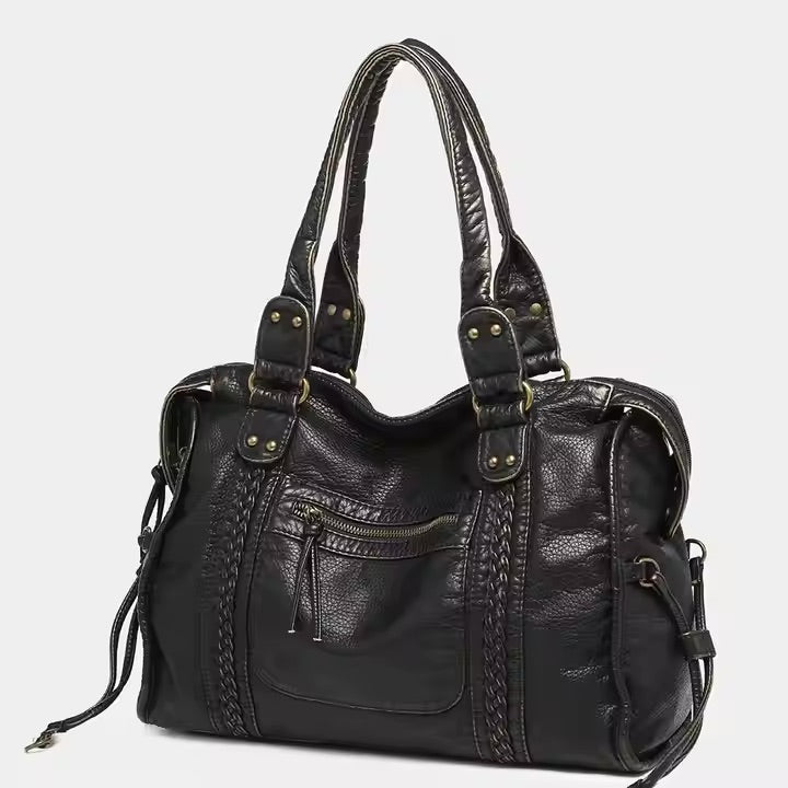 Women's Vintage Boho-Inspired Handbag | Spacious Compartment