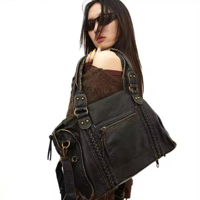 Women's Vintage Boho-Inspired Handbag | Spacious Compartment