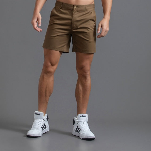 Men's Casual Summer Slim Fit Chino Shorts | with Pockets