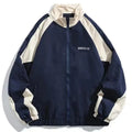 Men's Retro Colorblock Windbreaker Jacket | Loose Fit