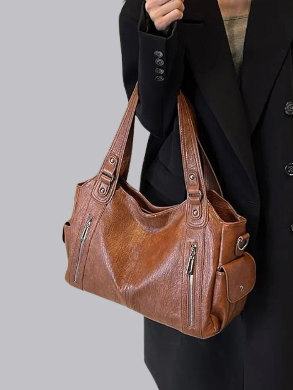 Large Women's Handbag with Shoulder Strap