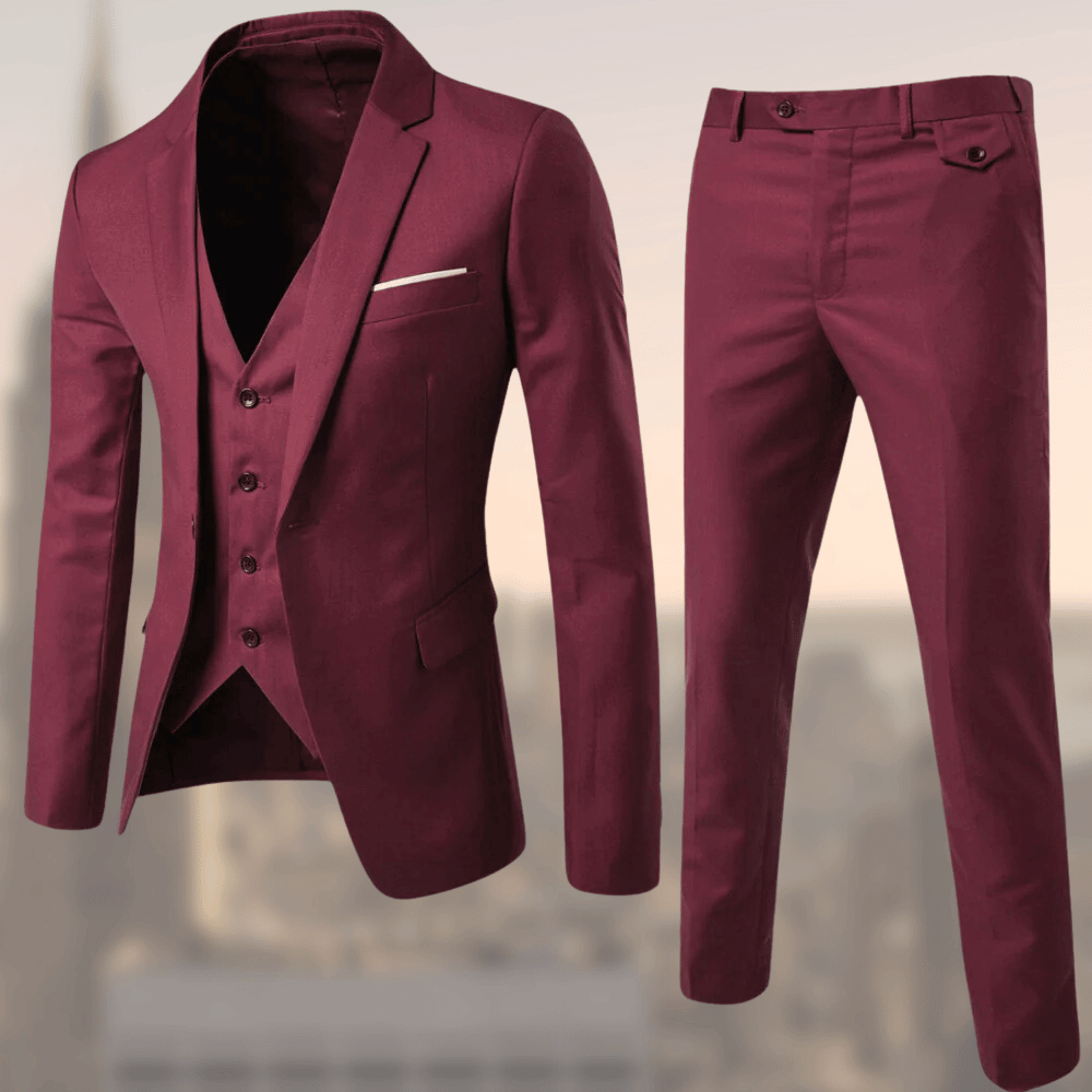 Three-Piece Suit for Men's Wedding Guests