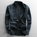 Men's Long Sleeve Japanese Style Shirt