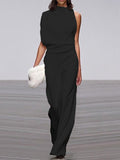 Women's One-Shoulder Formal Jumpsuit | Casual Style