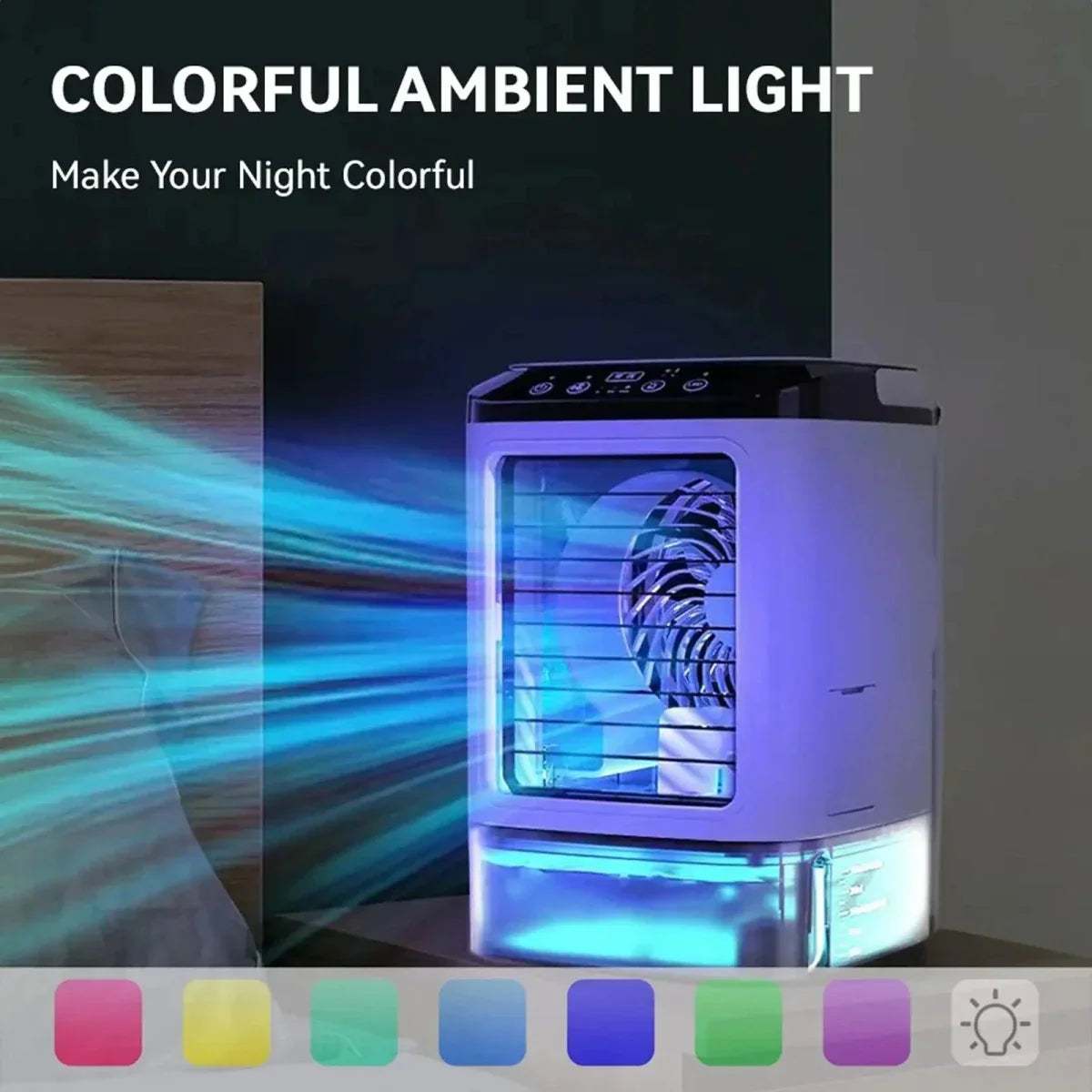 Compact Air Cooler for Refreshing Relief on Warm Days