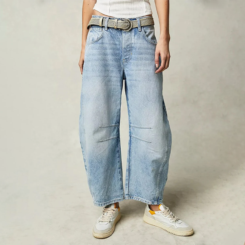 Women's Relaxed Fit Baggy Jeans | Comfortable Style