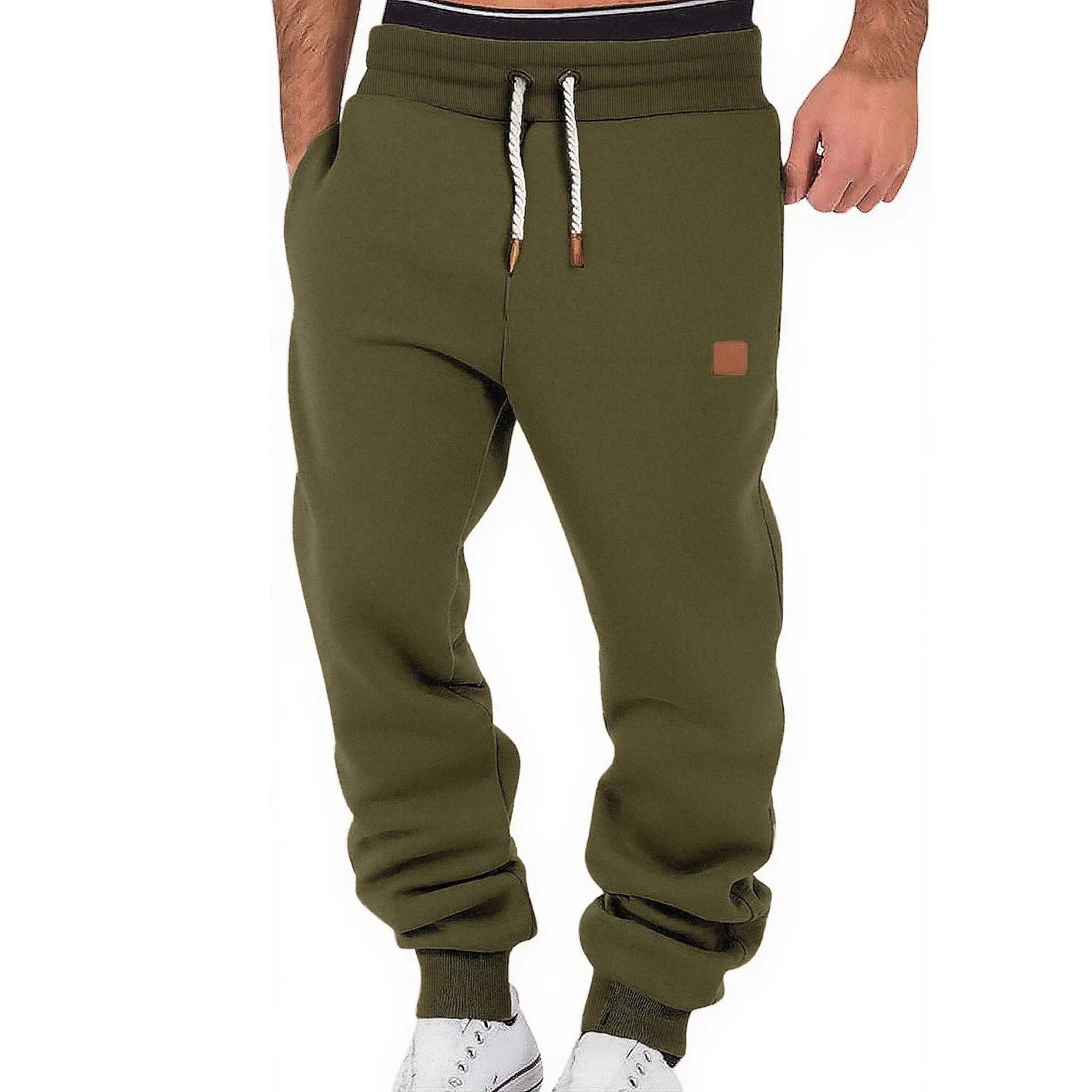 Men's Athletic Jogging Pants with Drawstring