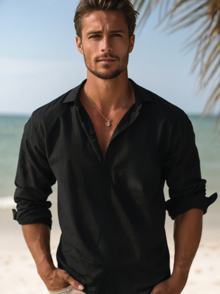 Men's Long Sleeve Casual Shirt
