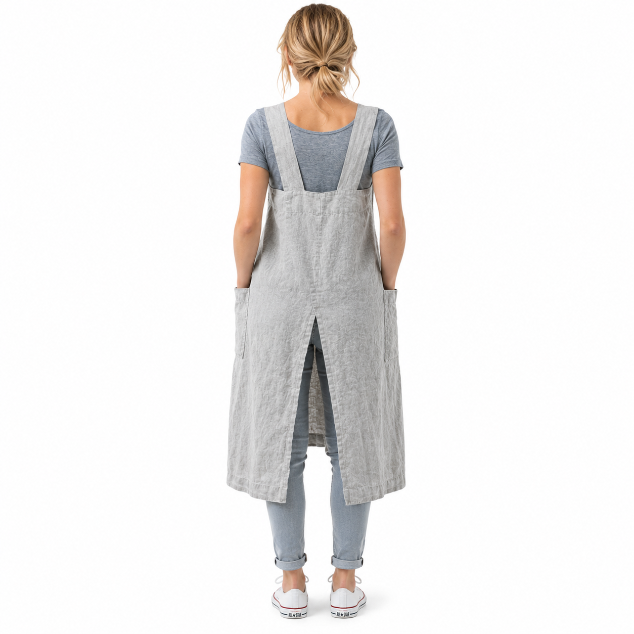 Long Women's Work Apron Dress