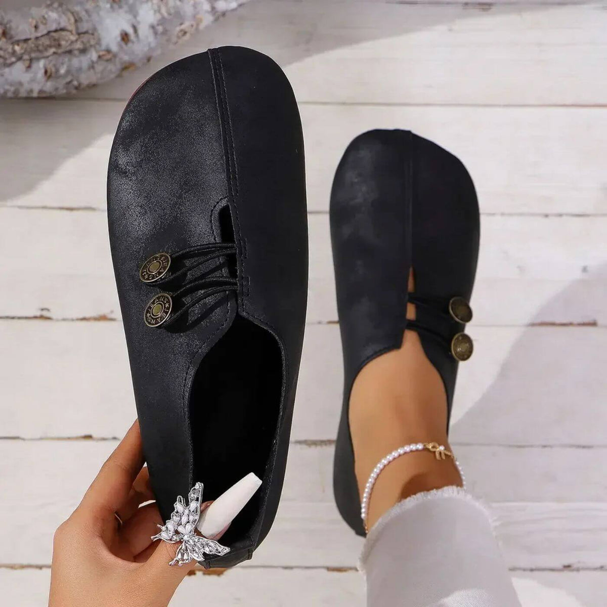 Women's Retro Bohemian Flat Loafers | Slip-On