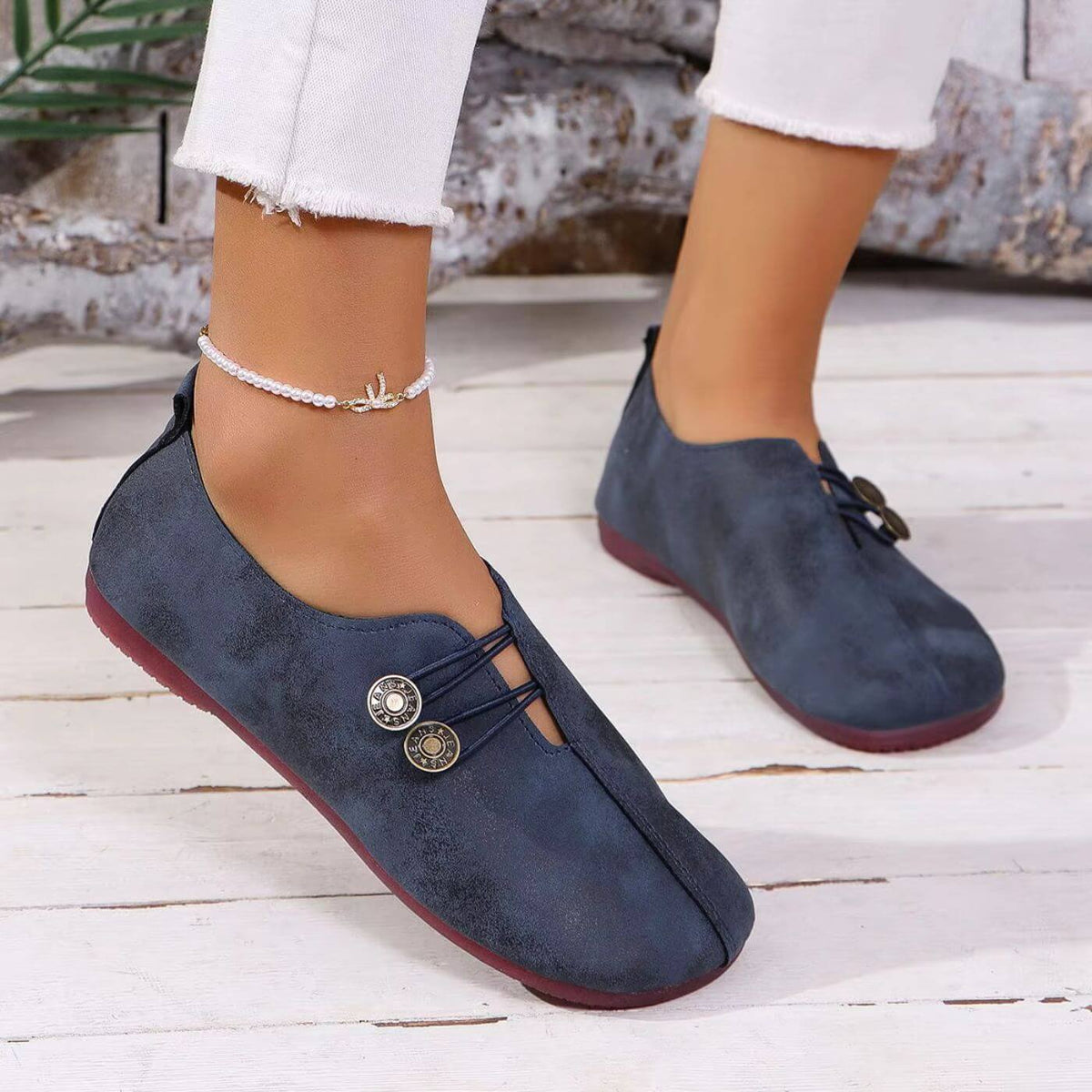 Women's Retro Bohemian Flat Loafers | Slip-On