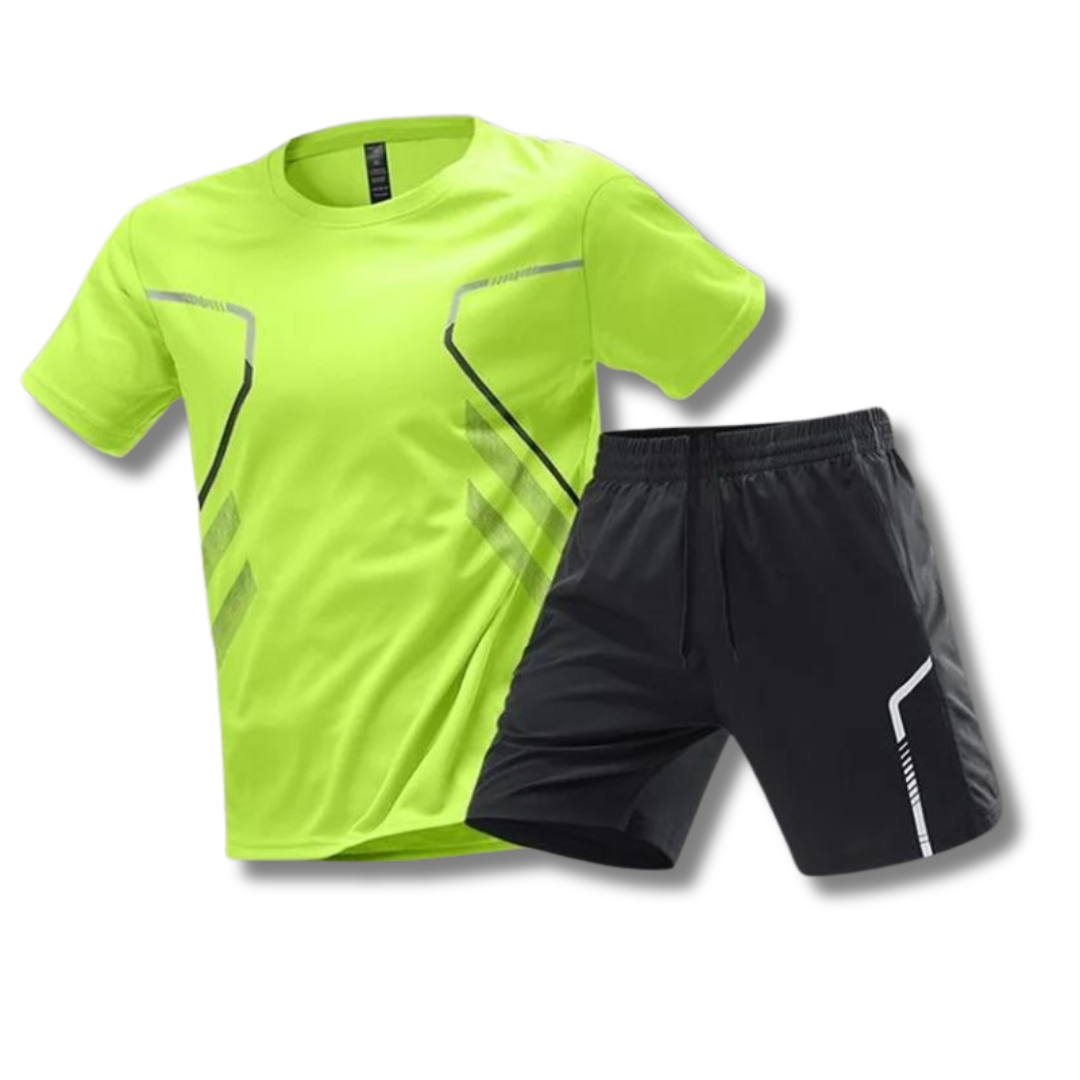 Men's Athletic Outfit | T-Shirt and Shorts