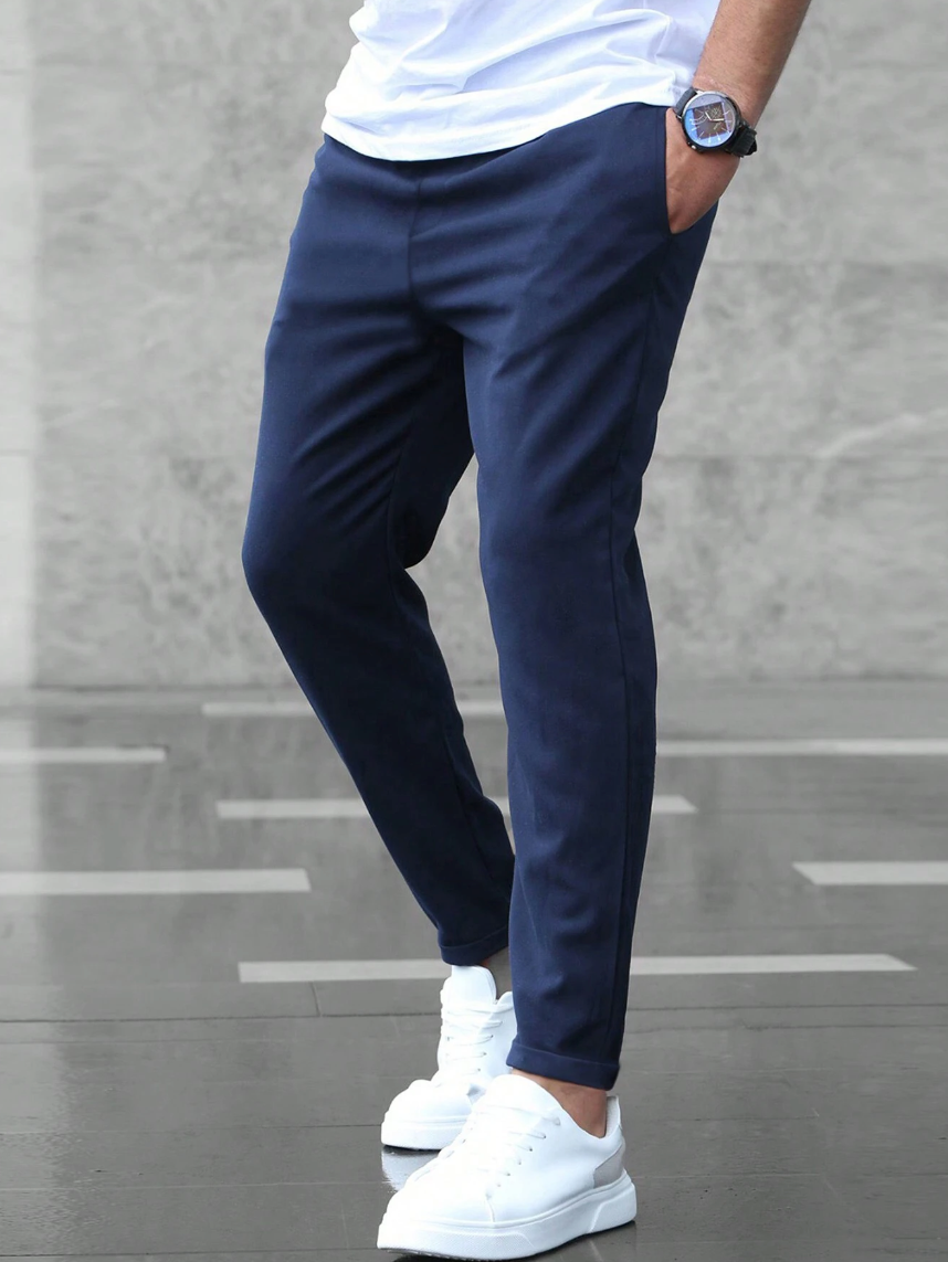 Men's Slim Fit Joggers with Drawstring
