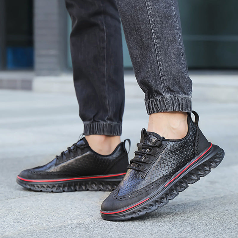 Men's Chunky Sole Oxford Sneakers | Wingtip