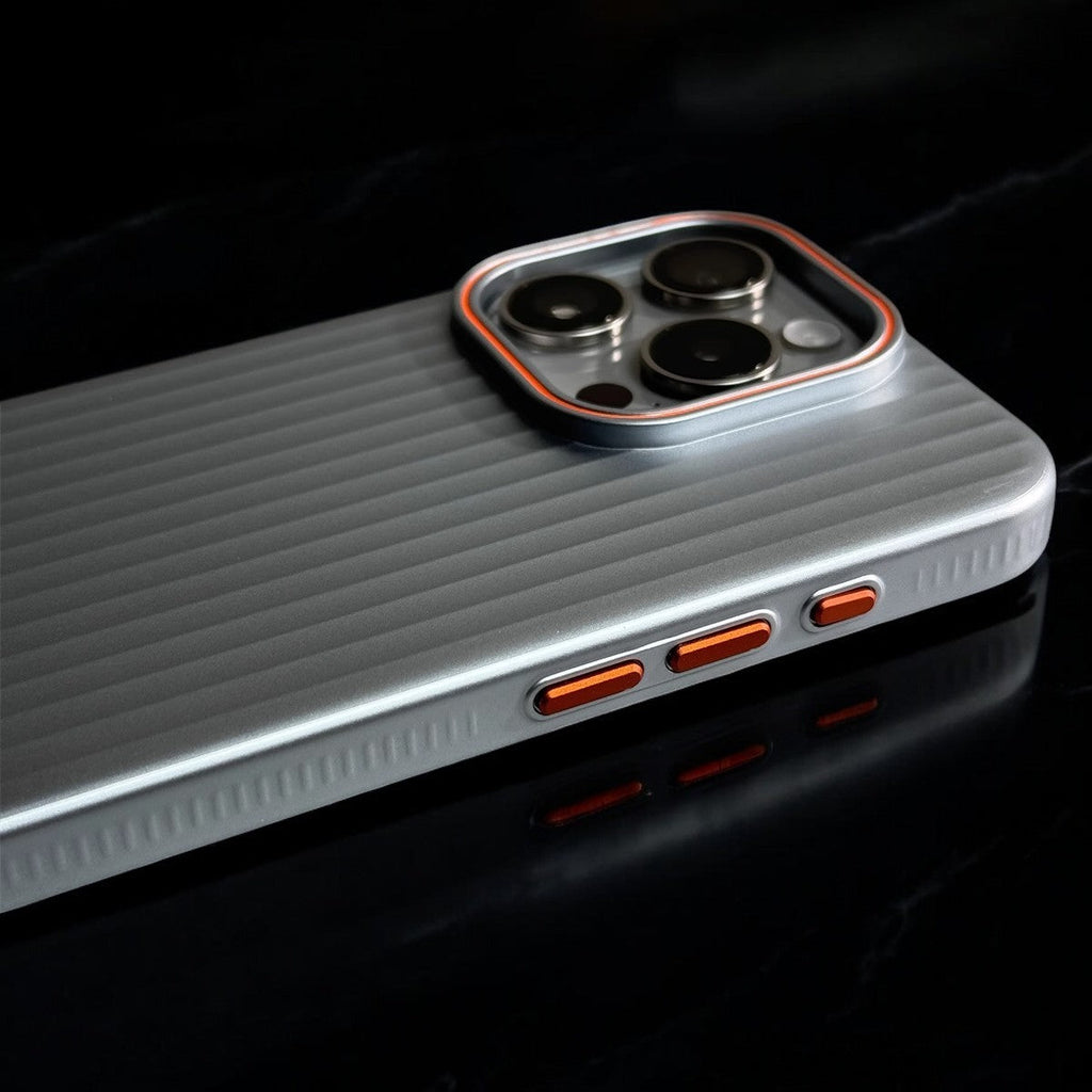 Luggage-Style Vertical Striped iPhone Case