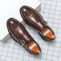 Men's Brogue Monk Strap Dress Shoes | Wingtip