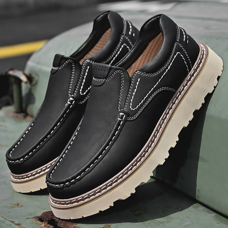 Men's Retro Slip-On Loafers | Walking