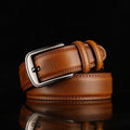 Men's Vintage Style Belt | with Single Prong Buckle for Casual and Formal Wear