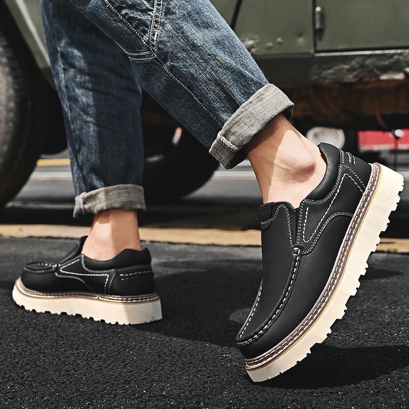 Men's Retro Slip-On Loafers | Walking