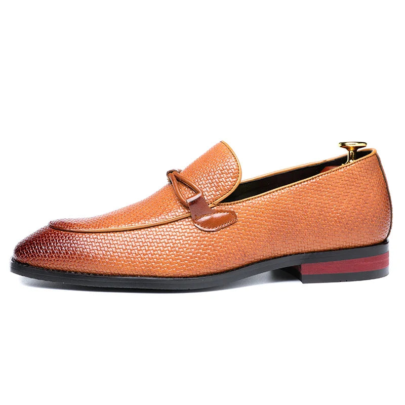 Men's Smart Casual Textured Loafers | Slip-On