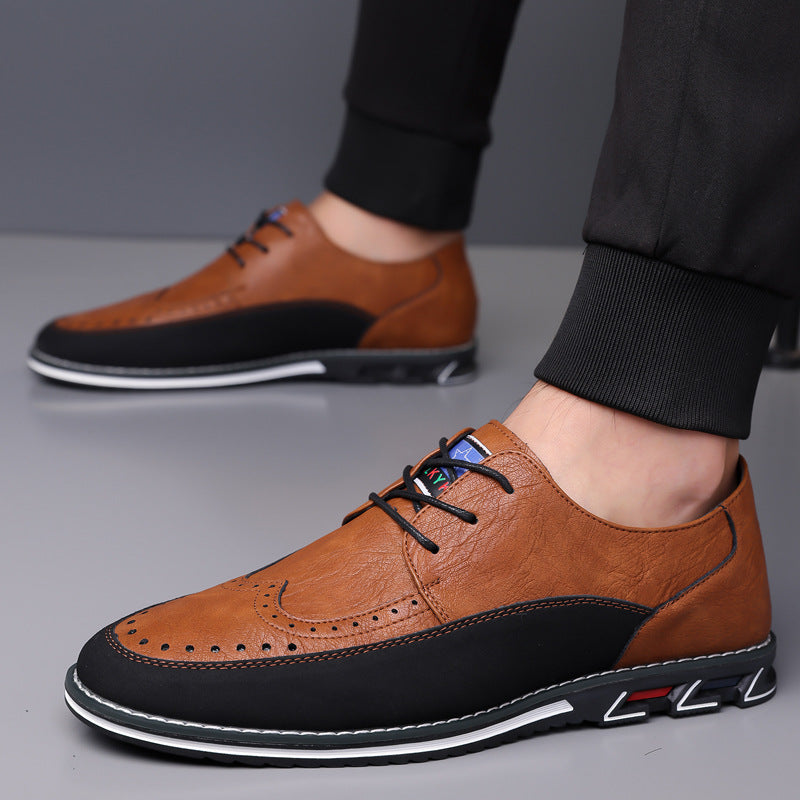 Men's Smart Casual Brogue Shoes | Wingtip