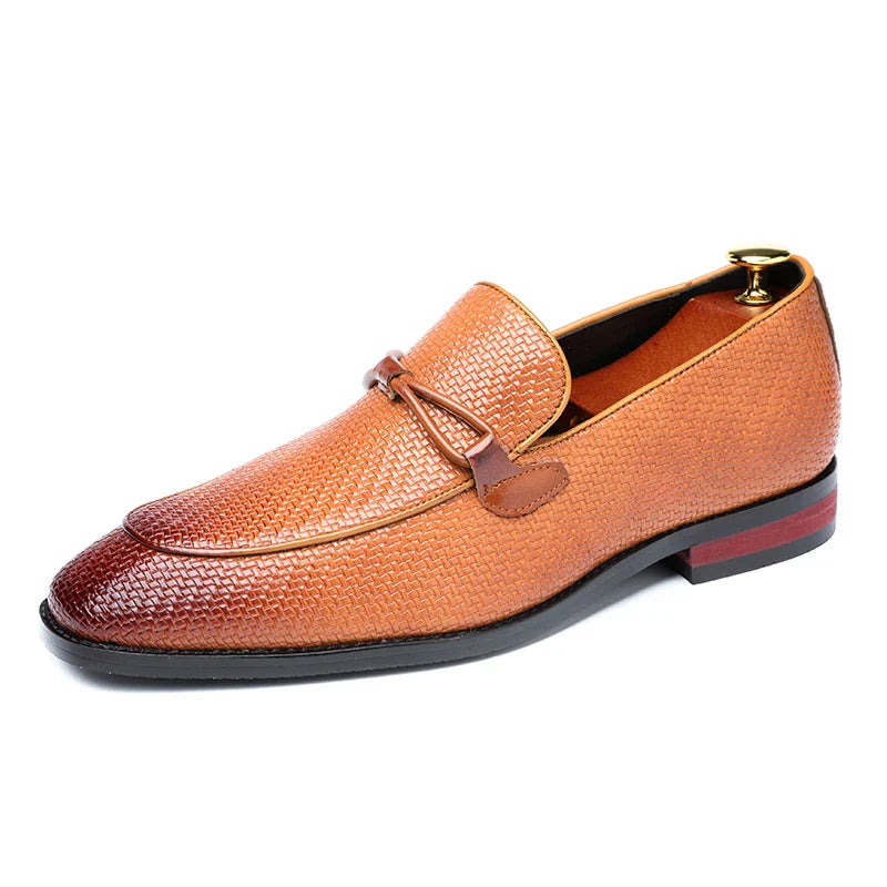 Men's Smart Casual Textured Loafers | Slip-On