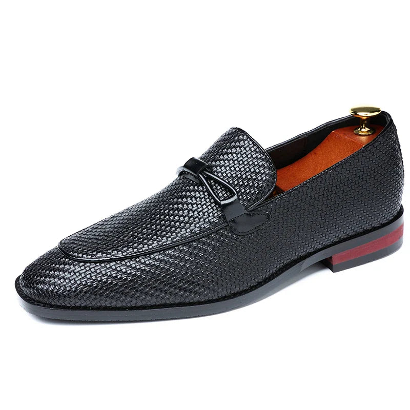 Men's Smart Casual Textured Loafers | Slip-On