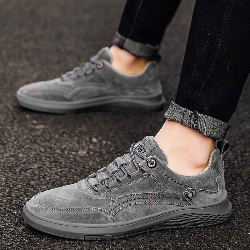 Men's Vintage Casual Sneakers | Low-Top Walking Shoes