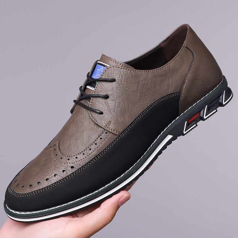 Men's Smart Casual Brogue Shoes | Wingtip