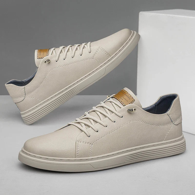 Men's Fashion Low-Top Oxford Sneakers | Lace-Up Closure