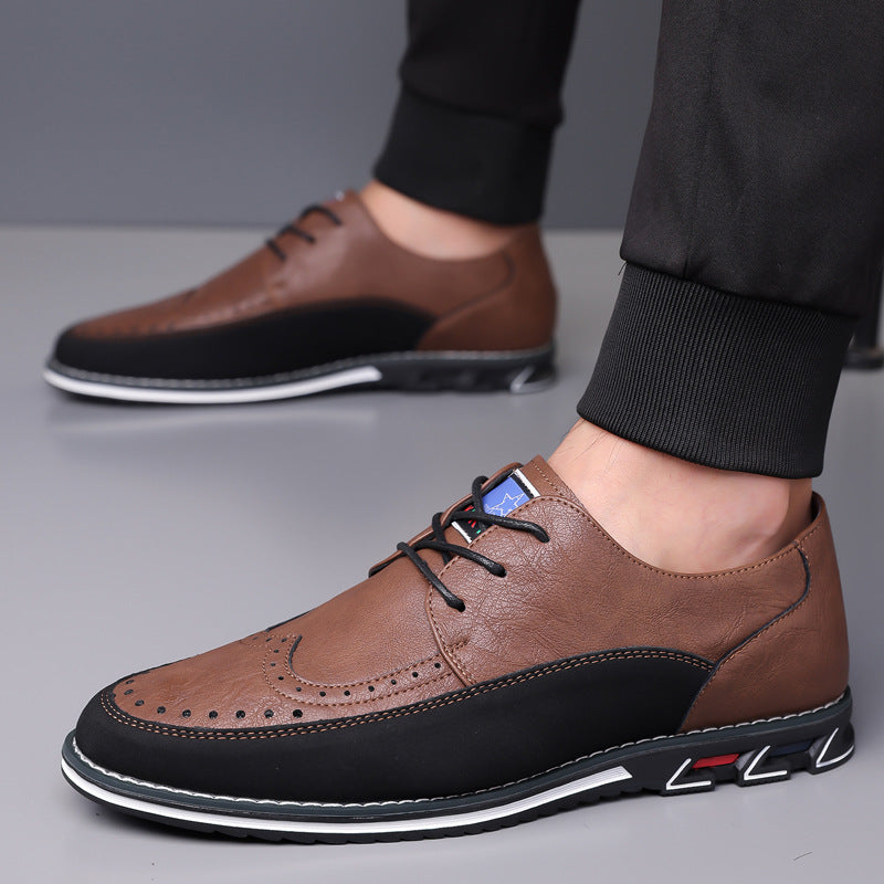 Men's Smart Casual Brogue Shoes | Wingtip