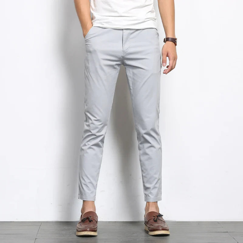 Men's Slim Fit Stretch Chino Pants | Business Casual