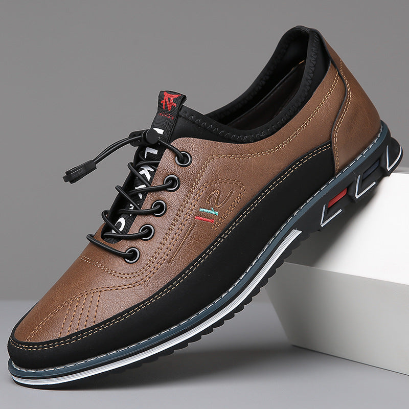 Men's Casual Low-Top Sneakers | Elastic Lace Closure