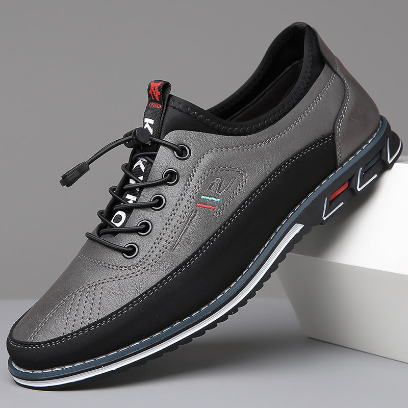 Men's Casual Low-Top Sneakers | Elastic Lace Closure
