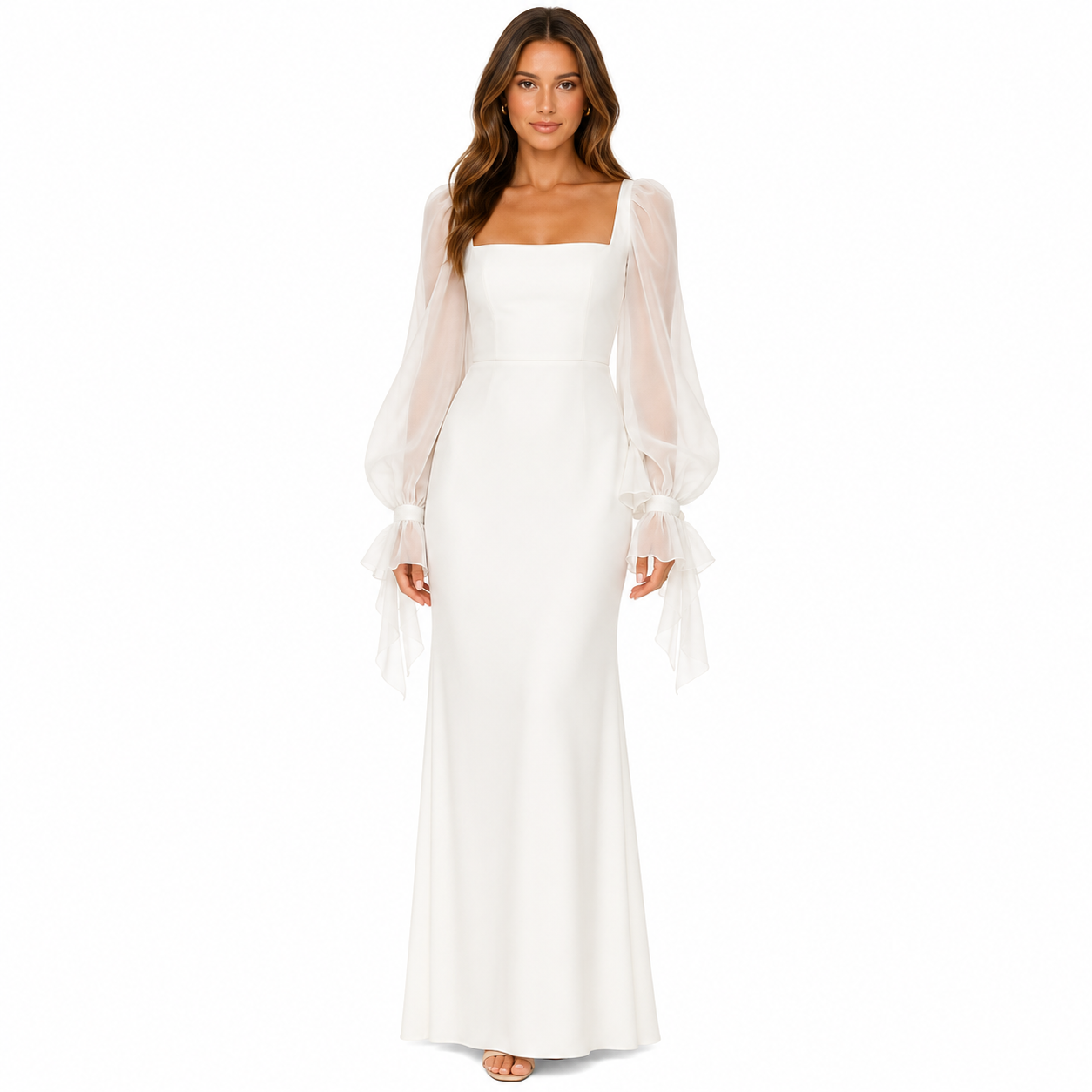 Maxi White Dress for Women - Perfect for Wedding Guests