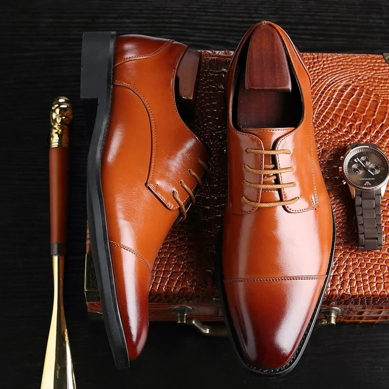Men's Formal Oxford Shoes | Cap Toe