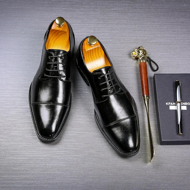Men's Formal Oxford Shoes | Cap Toe