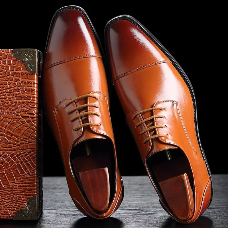 Men's Formal Oxford Shoes | Cap Toe