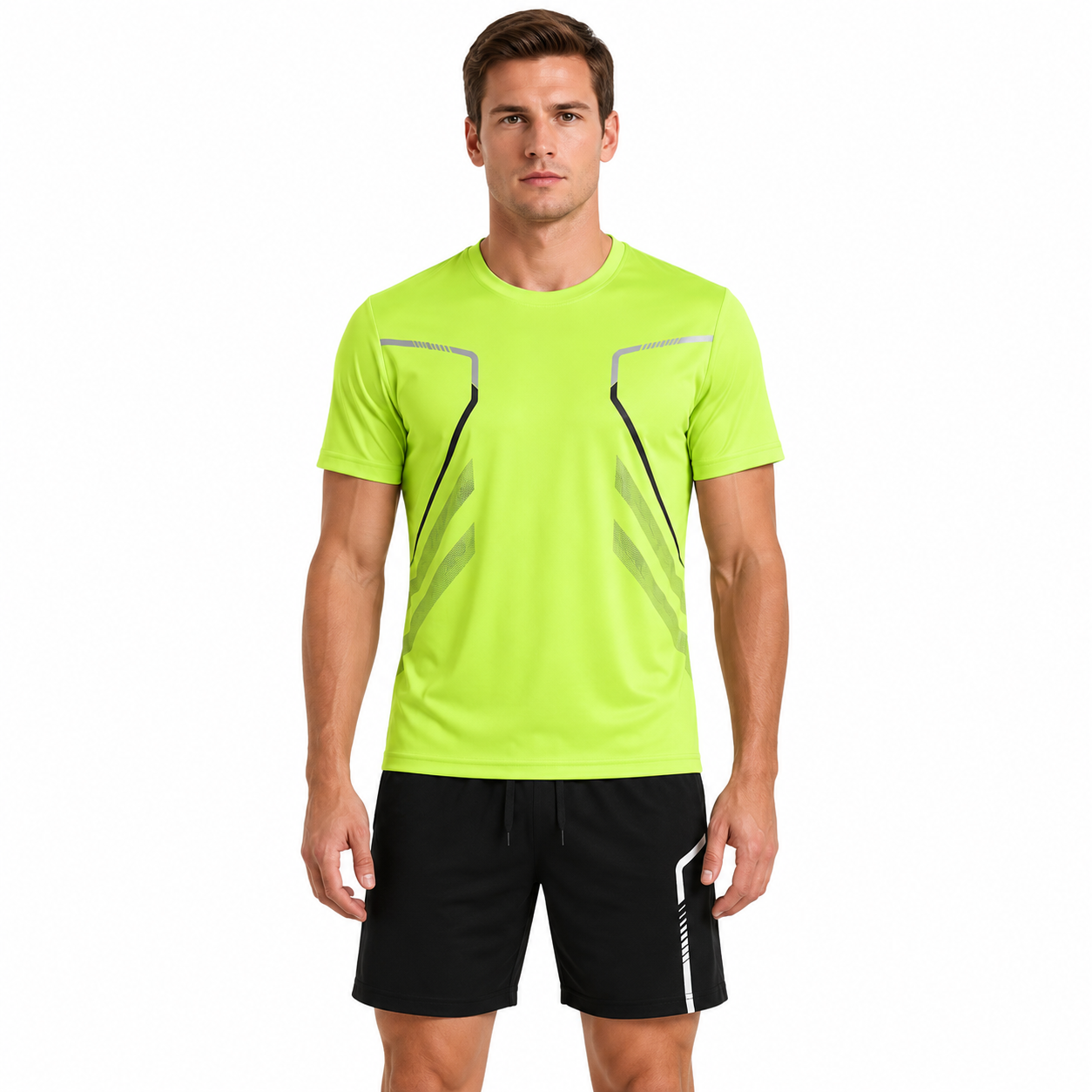 Men's Athletic Outfit | T-Shirt and Shorts