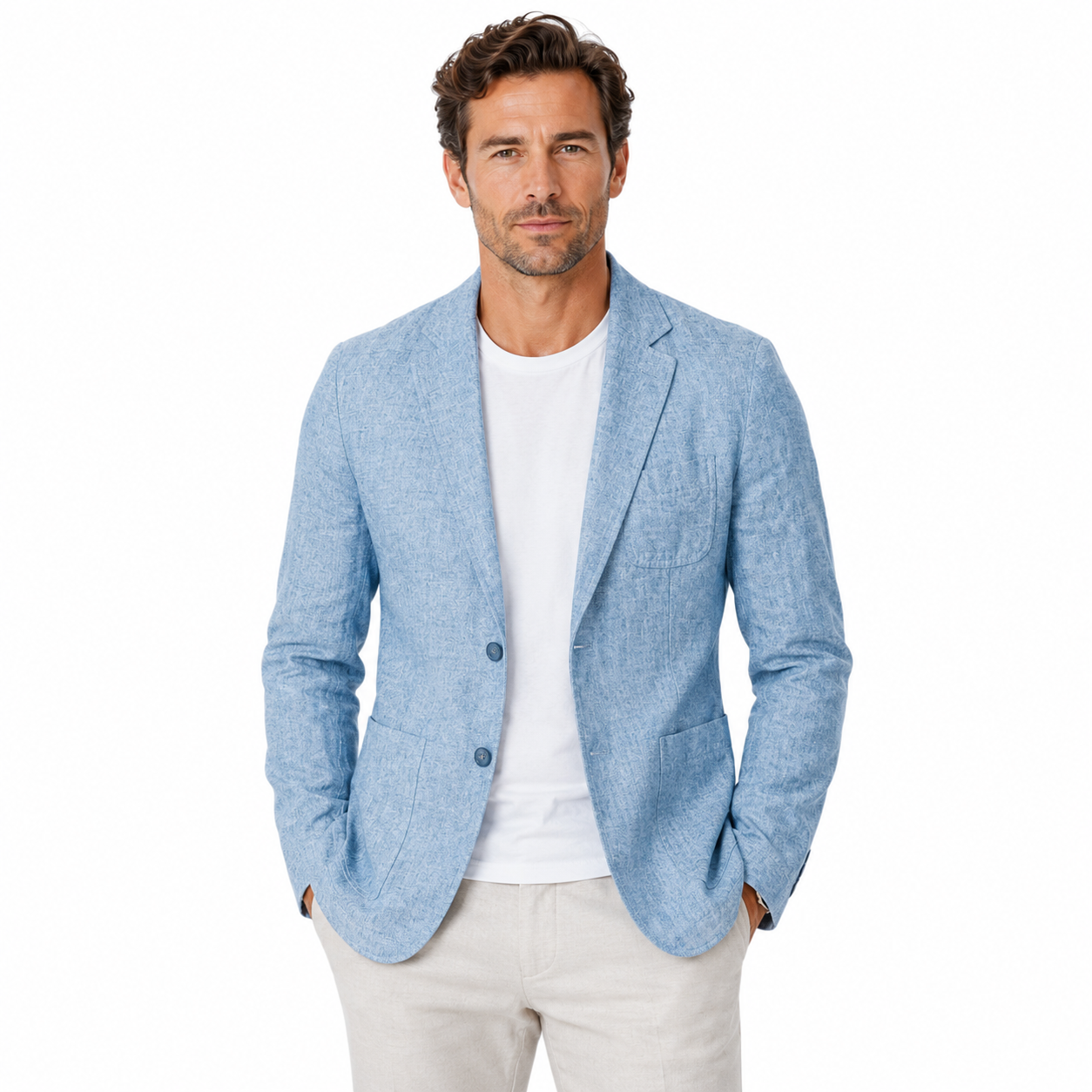 Men's Blazer Jacket for Business Casual Wear | Lapel Collar