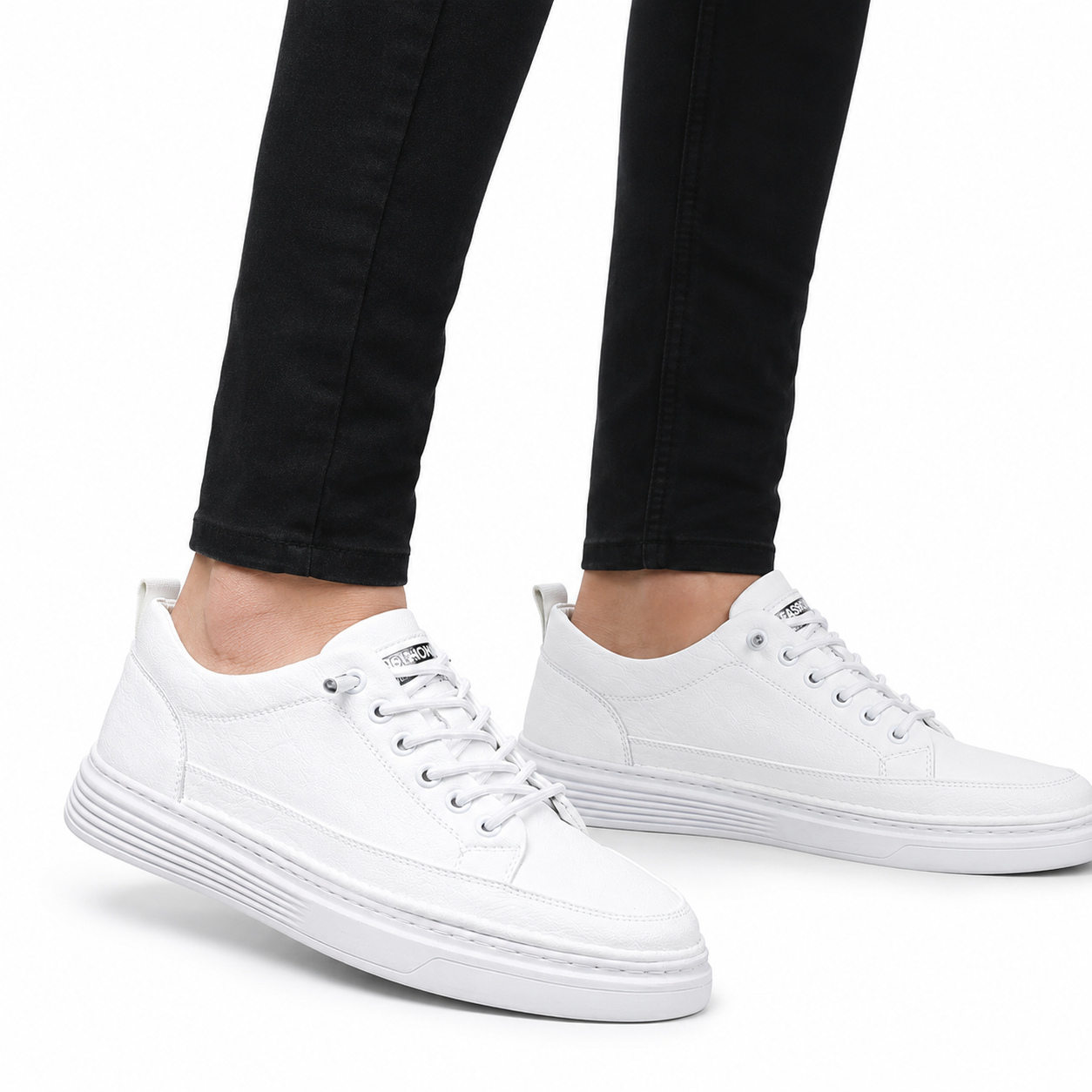 Men's Casual Lace-Up Low-Top Sneakers