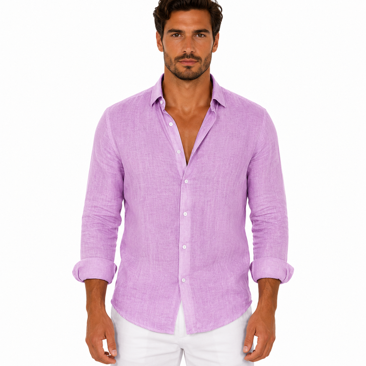Men's Casual Long Sleeve Summer Shirt