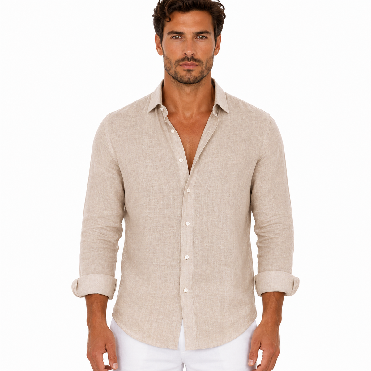 Men's Casual Long Sleeve Summer Shirt