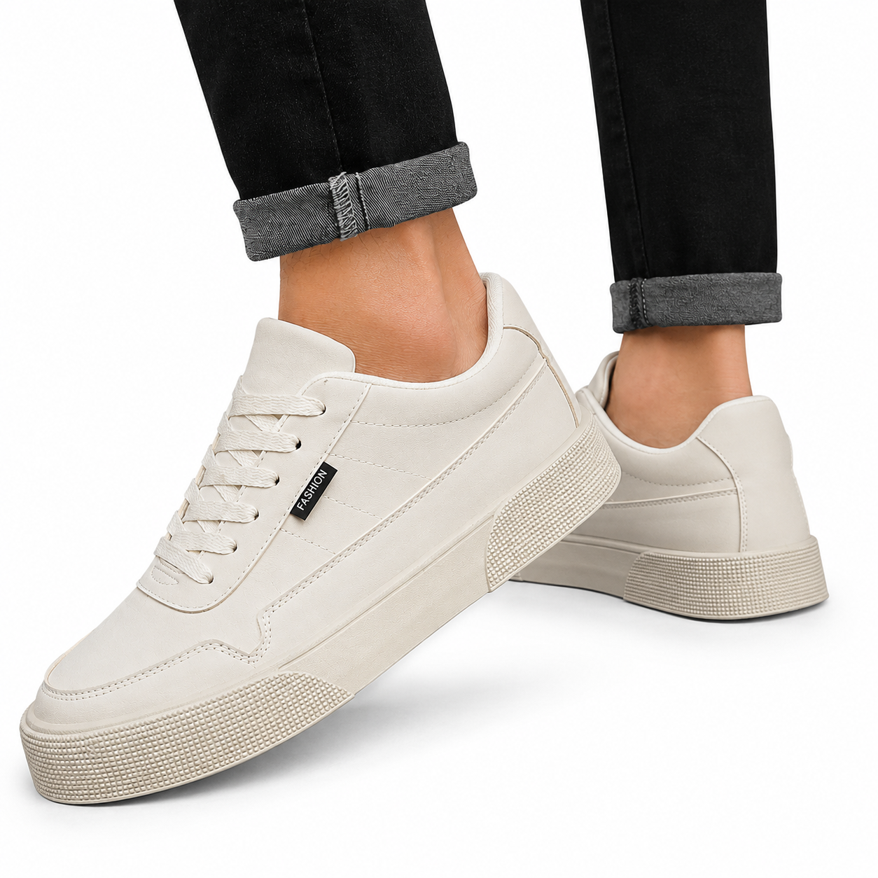 Men's Casual Low-Top Platform Sneakers