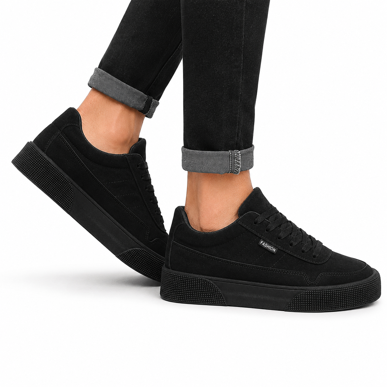 Men's Casual Low-Top Platform Sneakers