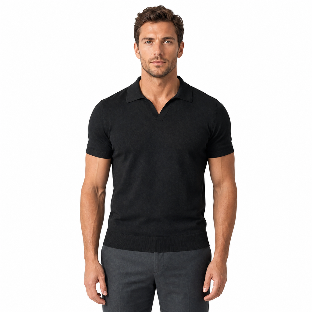 Men's Casual Short Sleeve Polo Shirt