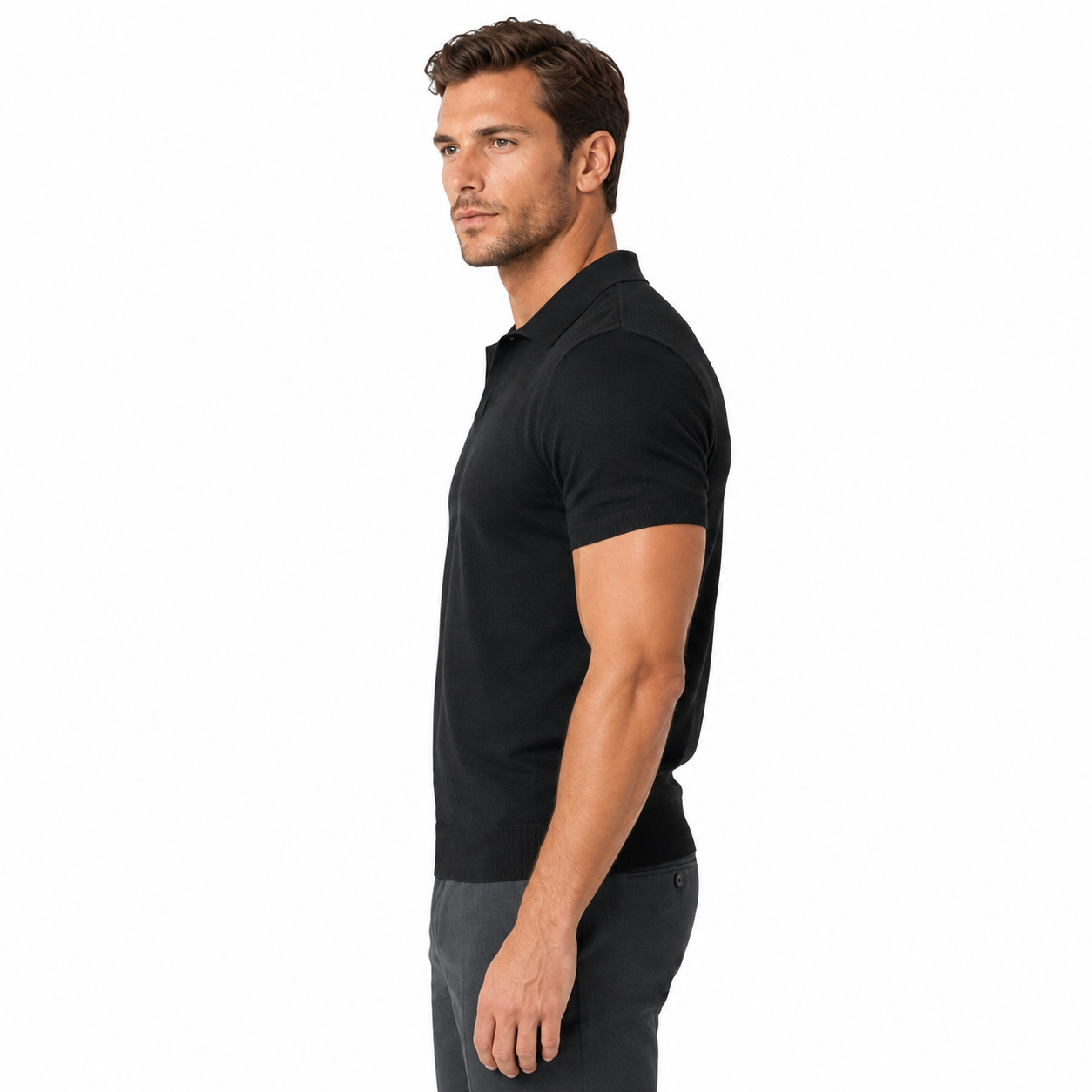 Men's Casual Short Sleeve Polo Shirt