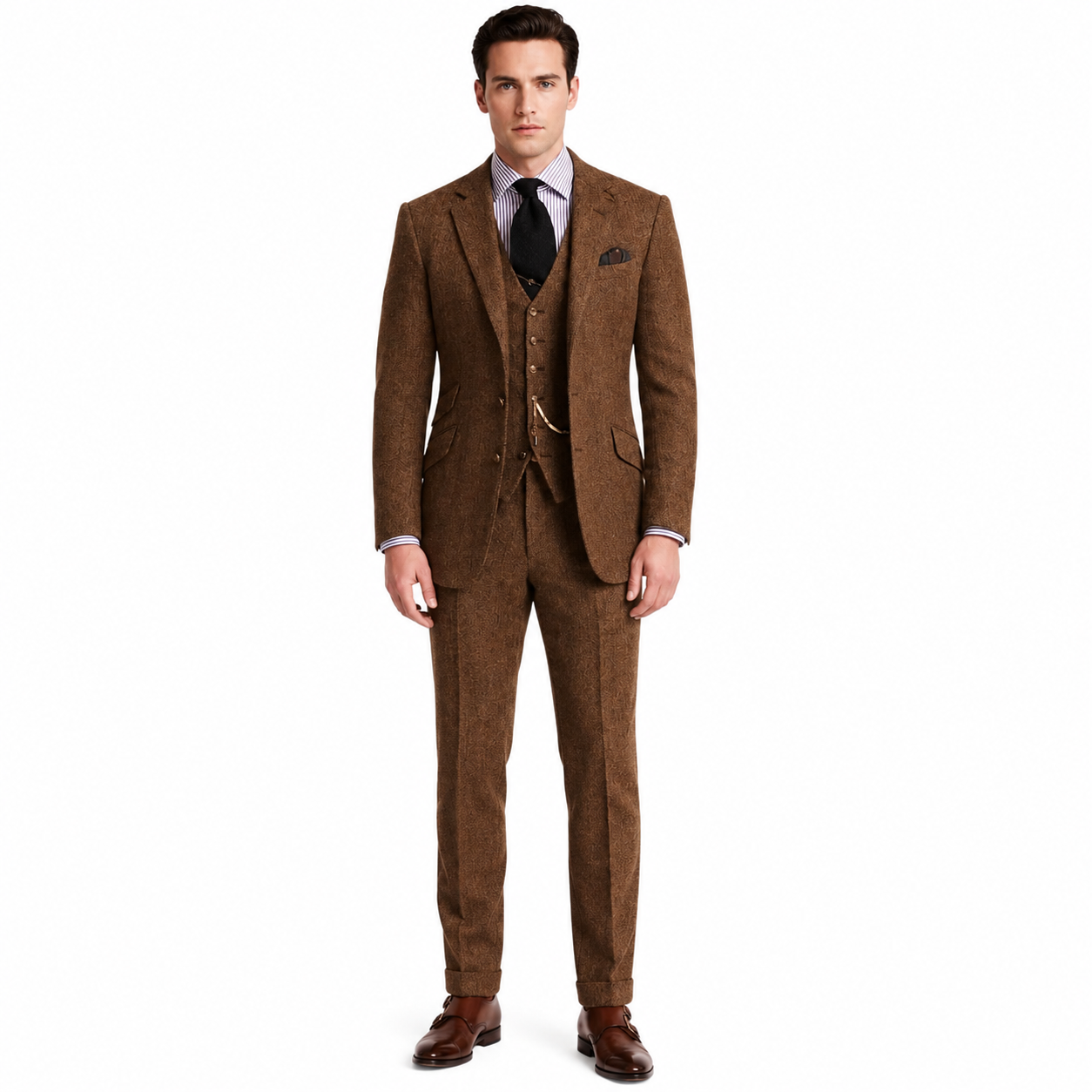 Men's Classic Suit with Vest